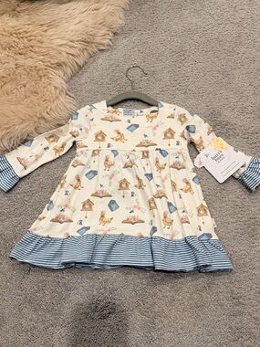 Burt's Bees Baby Long Sleeve Dress - 9 months